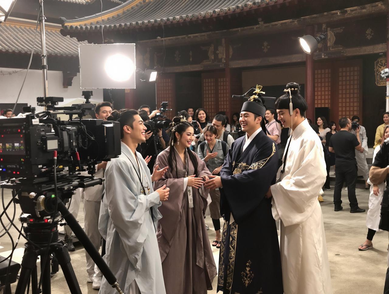热门瓜图集视频：《星河万里》剧组幕后花絮独家曝光，片场欢乐多