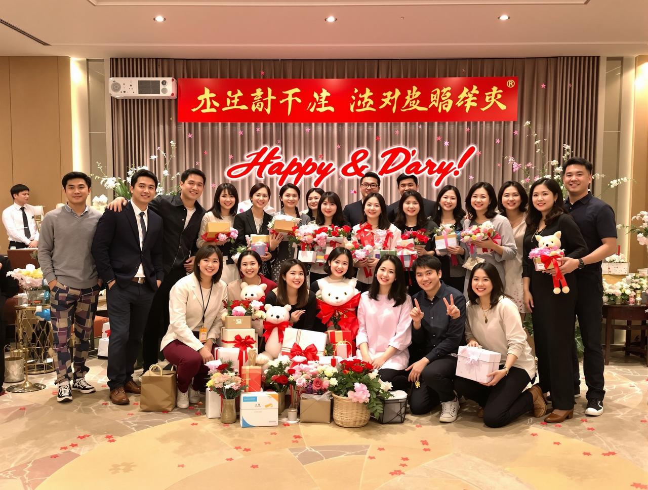 热门瓜图集视频：某电视剧杀青宴温馨瞬间：主创团队合影留念